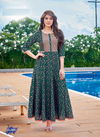 Wooglee Avsar Rayon Long Anarkali Kurtis Catalog
